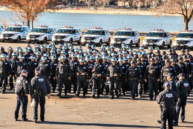 The NYPD's Strategic Response Group.
